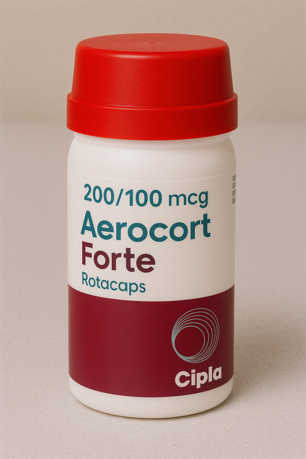 Aerocort Forte Rotacaps 200/100mcg