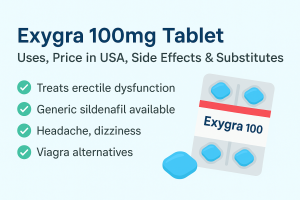 Exygra 100mg Tablet: Uses, Price in the USA, Side Effects & Substitutes Etc
