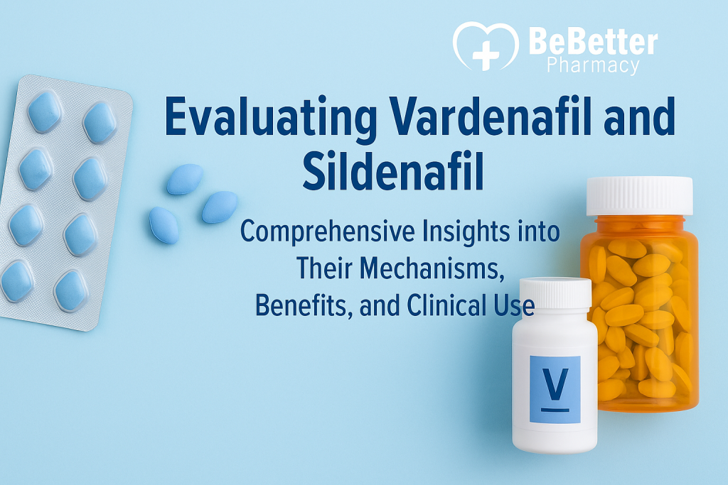 Evaluating Vardenafil and Sildenafil: Comprehensive Insights into Their Mechanisms, Benefits, and Clinical Use