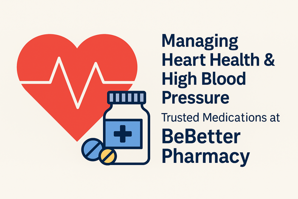 Managing Heart Health & High Blood Pressure: Trusted Medications at BeBetter Pharmacy