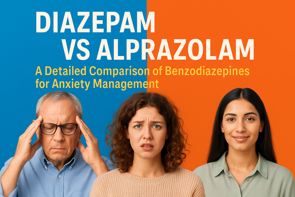 Diazepam vs Alprazolam: A Detailed Comparison of Benzodiazepines for Anxiety Management.