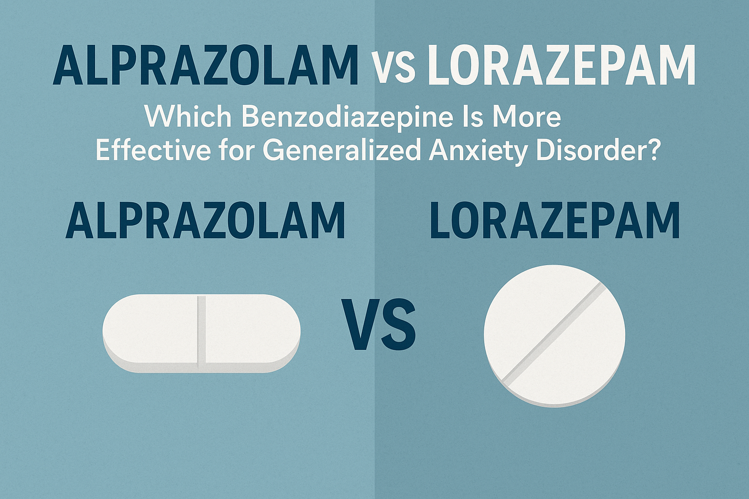 Alprazolam vs Lorazepam: Which Benzodiazepine Is More Effective for Generalized Anxiety Disorder?