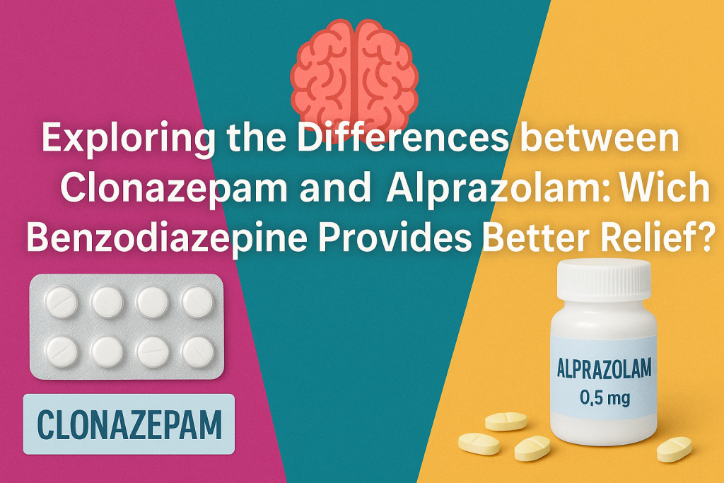 Exploring the Differences between Clonazepam and Alprazolam: Which Benzodiazepine Provides Better Relief?