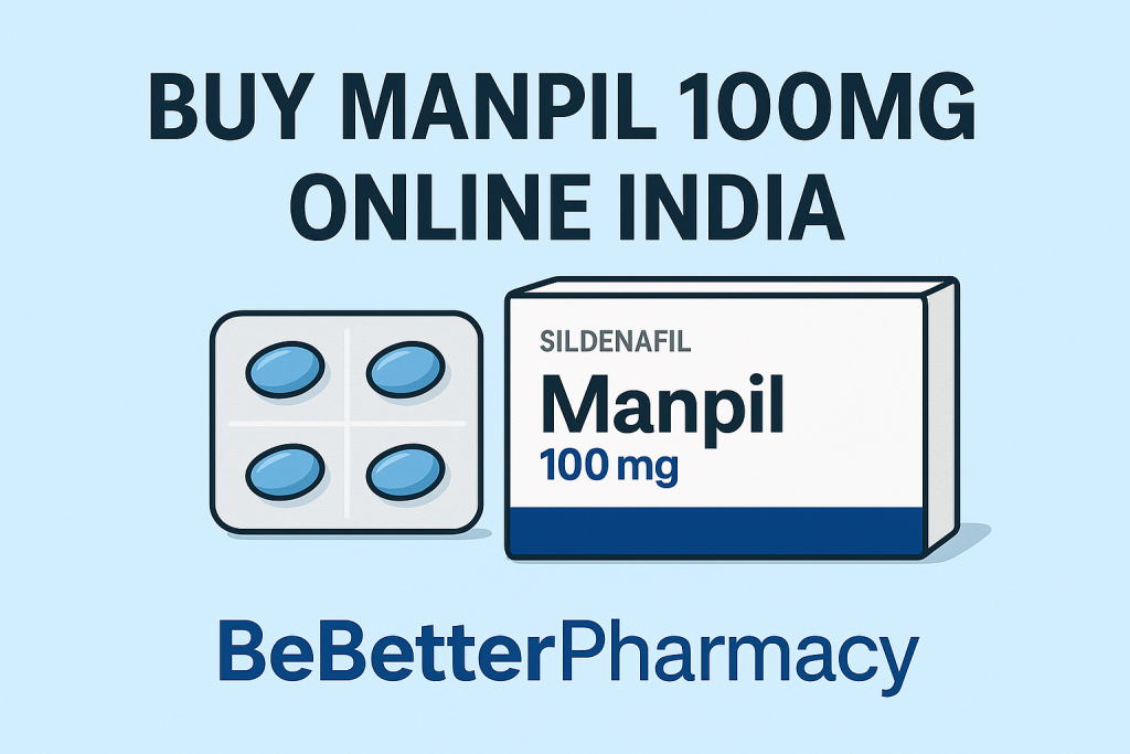 Buy Manpil 100mg Online India – Affordable Sildenafil Tablets for ED Treatment
