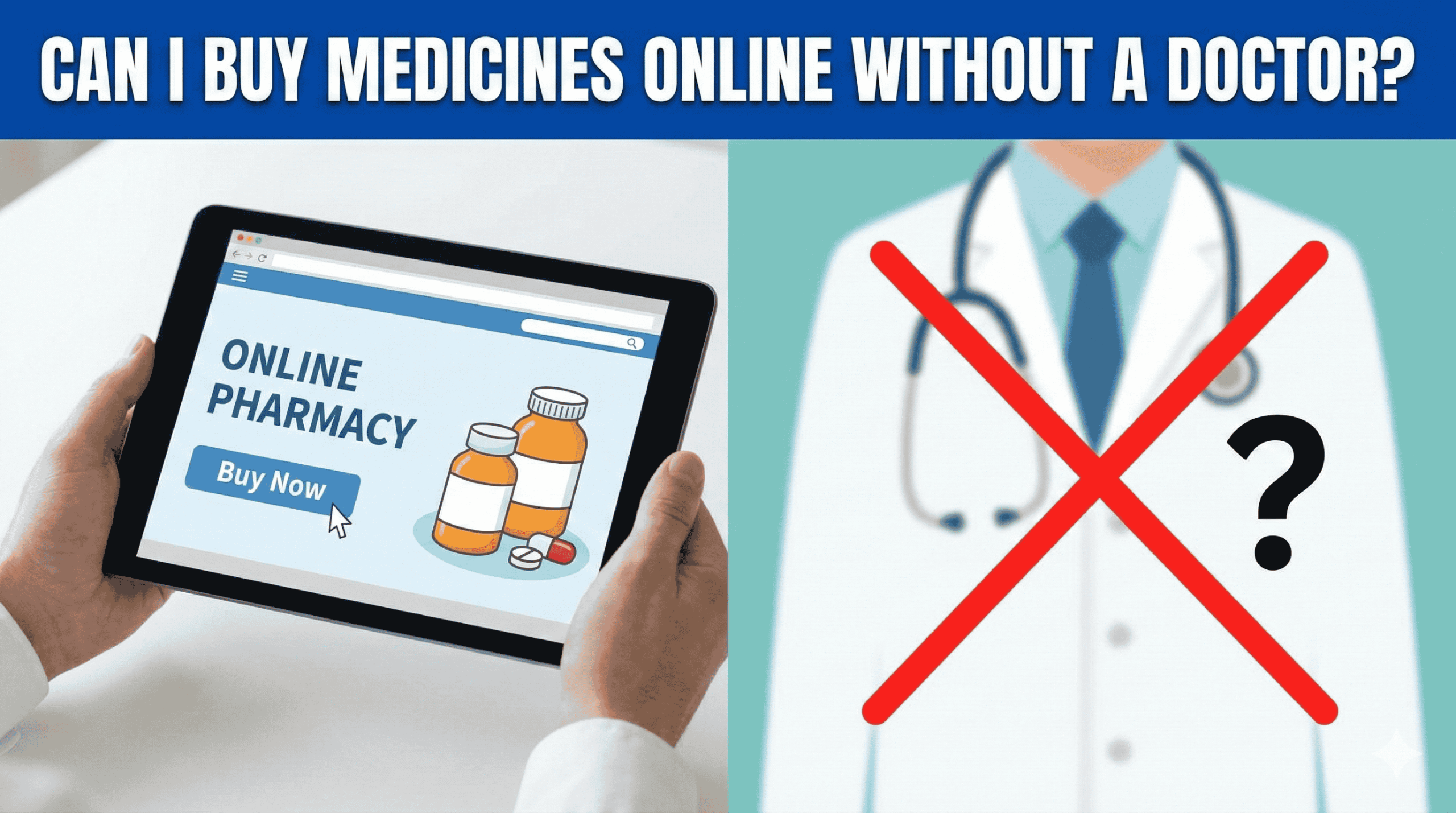 Can I Buy Medicines Online Without Visiting a Doctor