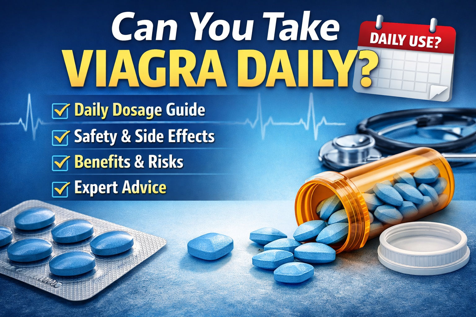 Can You Take Viagra Daily