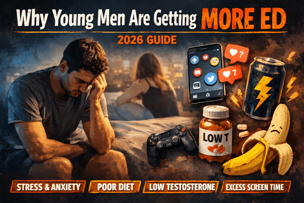 Why Young Men Are Getting More ED (2026 Guide)