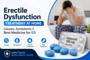 Erectile Dysfunction Treatment at Home: Causes, Symptoms & Best Medicine for ED