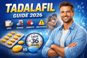 Tadalafil Guide (2026): Uses, Dosage, Benefits, Side Effects, and Results