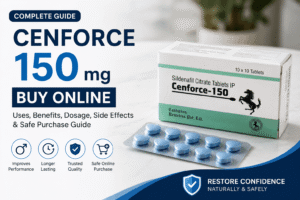 Cenforce 150 mg Buy Online – Uses, Benefits, Dosage & Safe Online Purchase Guide