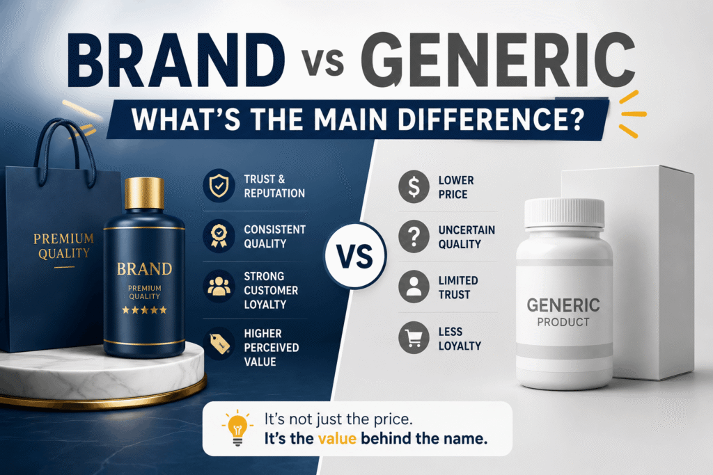 Brand vs Generic: What’s the Main Difference?